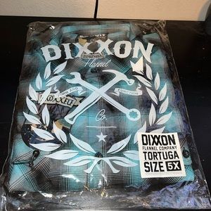 Dixxon Flannel Co. Tortuga flannel Button-Up Mens 5XL NWT